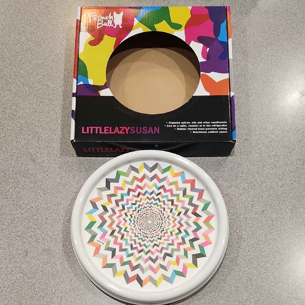 French Bull Little Lazy Susan - Multicolor